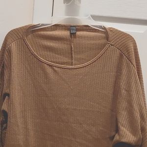 Womens tan/coffee sweater